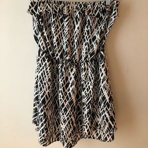 Forever 21 Strapless Ruffle Dress